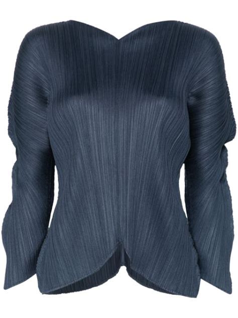 blouse pleated|Blusas Pleats Please Issey Miyake